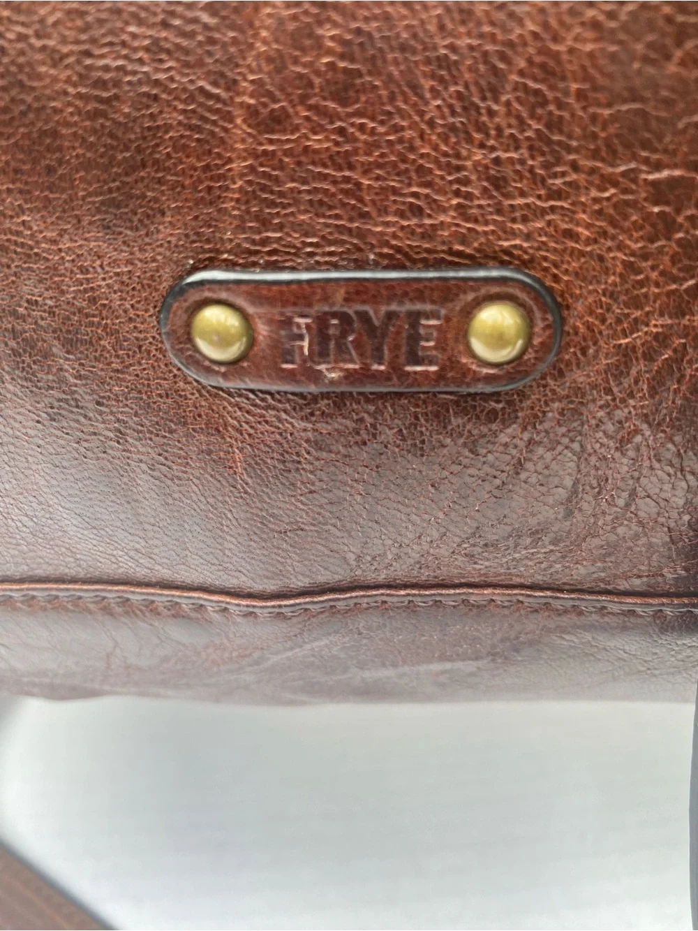 Authentic FRYE Josie Leather Backpack Tote Bag - Dark Brown 🤎✨🤍🤎